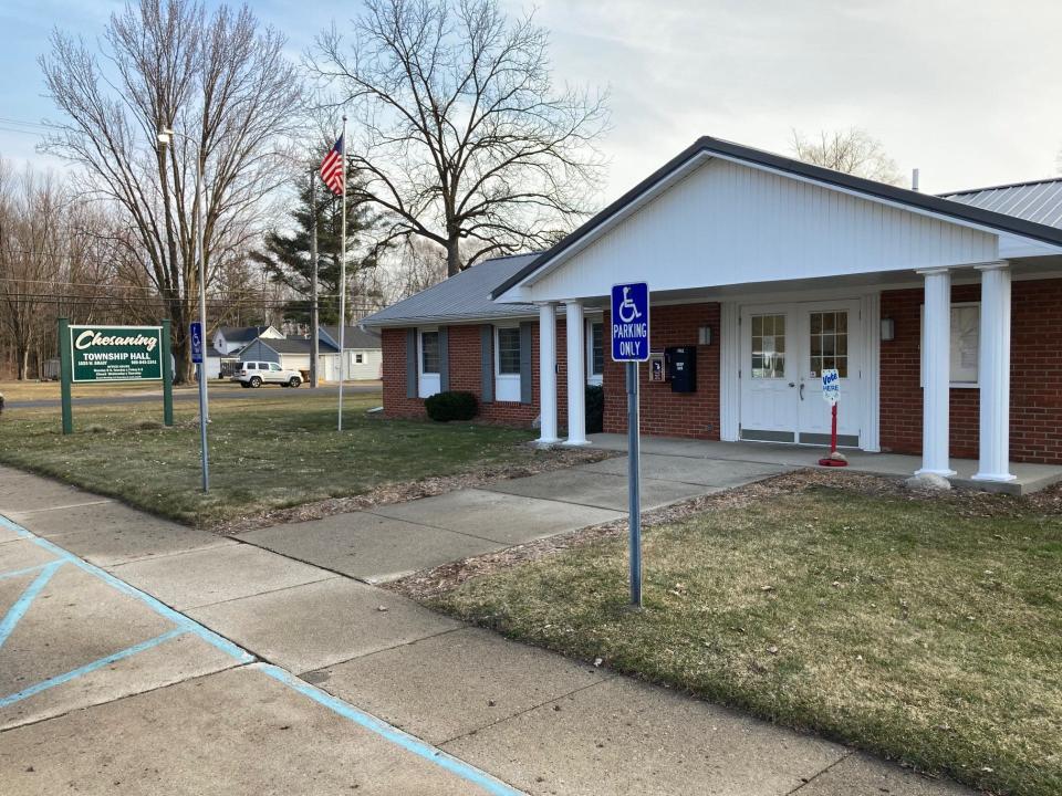 The Chesaning Township hall served as a voting site on Tuesday, Feb. 27 for people casting a vote in Michigan's presidential primary