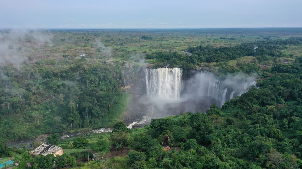 The falls are situated about 240 miles from Angolan capital Luanda. - Nick Migwi/CNN