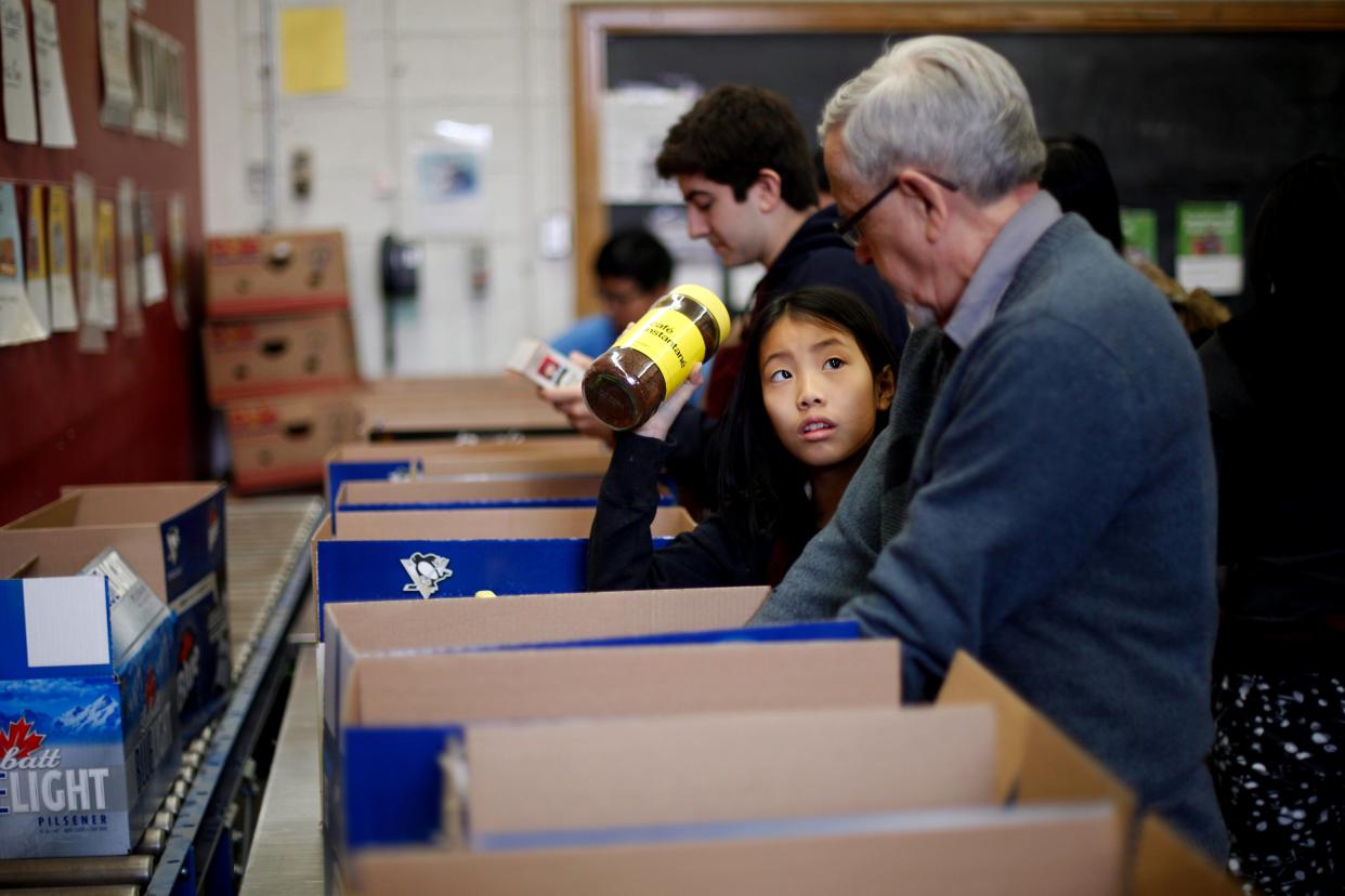 A growing number of seniors are relying on food banks (Getty)