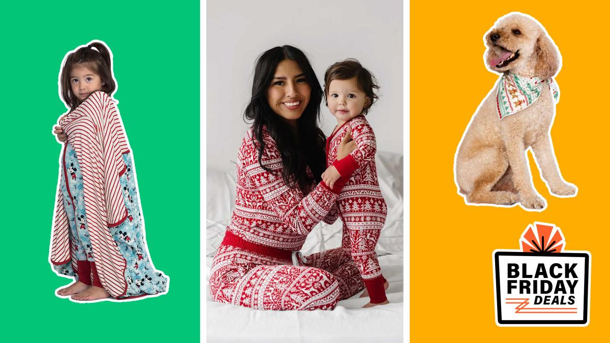 This Little Sleepies Black Friday sale has festive pajamas for the