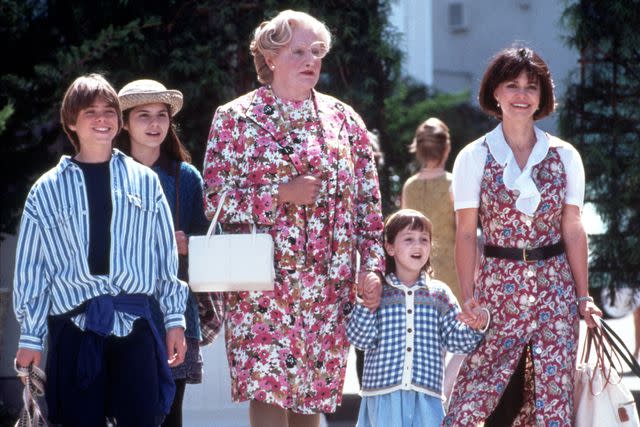 <p>Snap/Shutterstock </p> The cast of 'Mrs. Doubtfire'