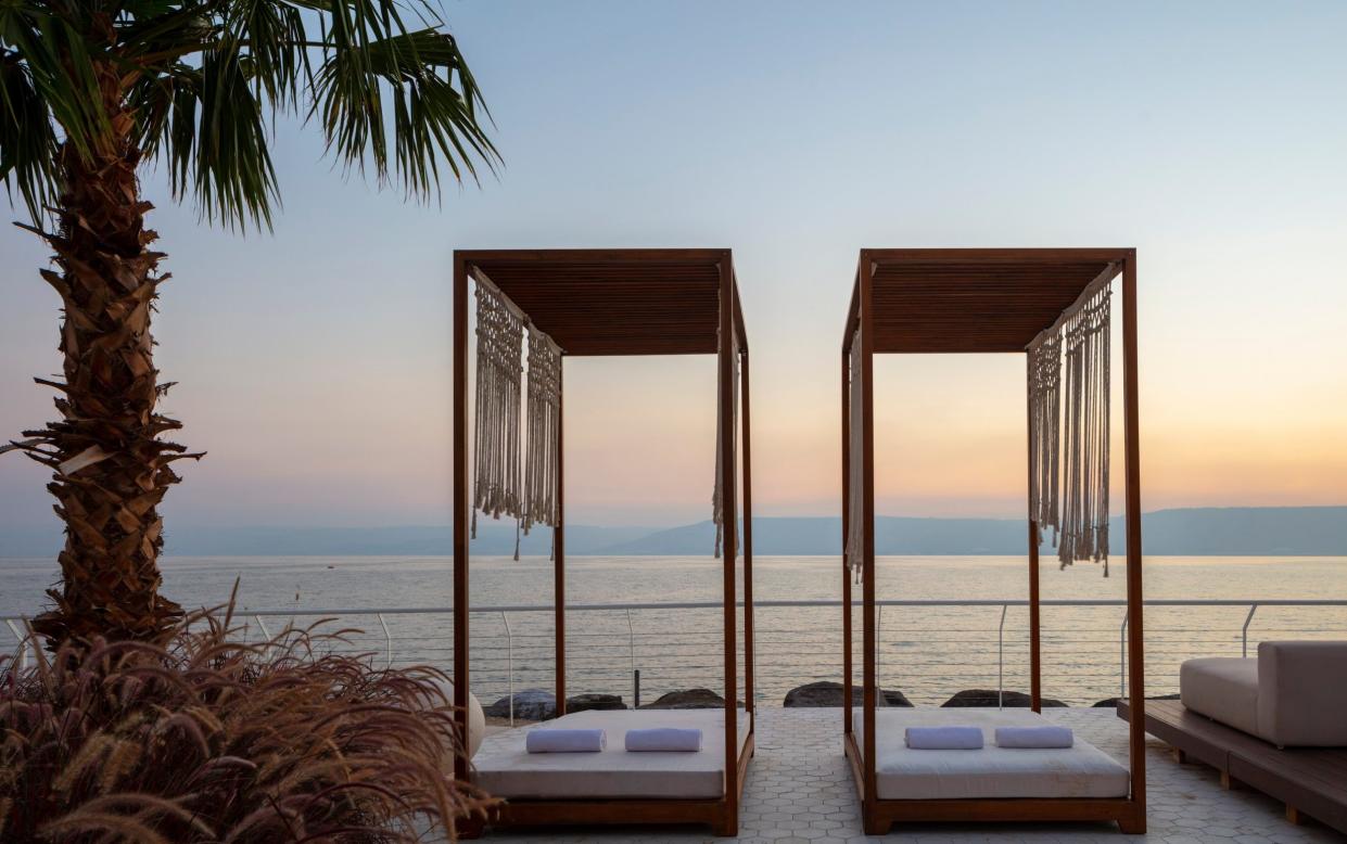 Edge of tranquility: the Galei Kinneret spa is situated on the western shores of the Sea of Galilee - AMIT GERON