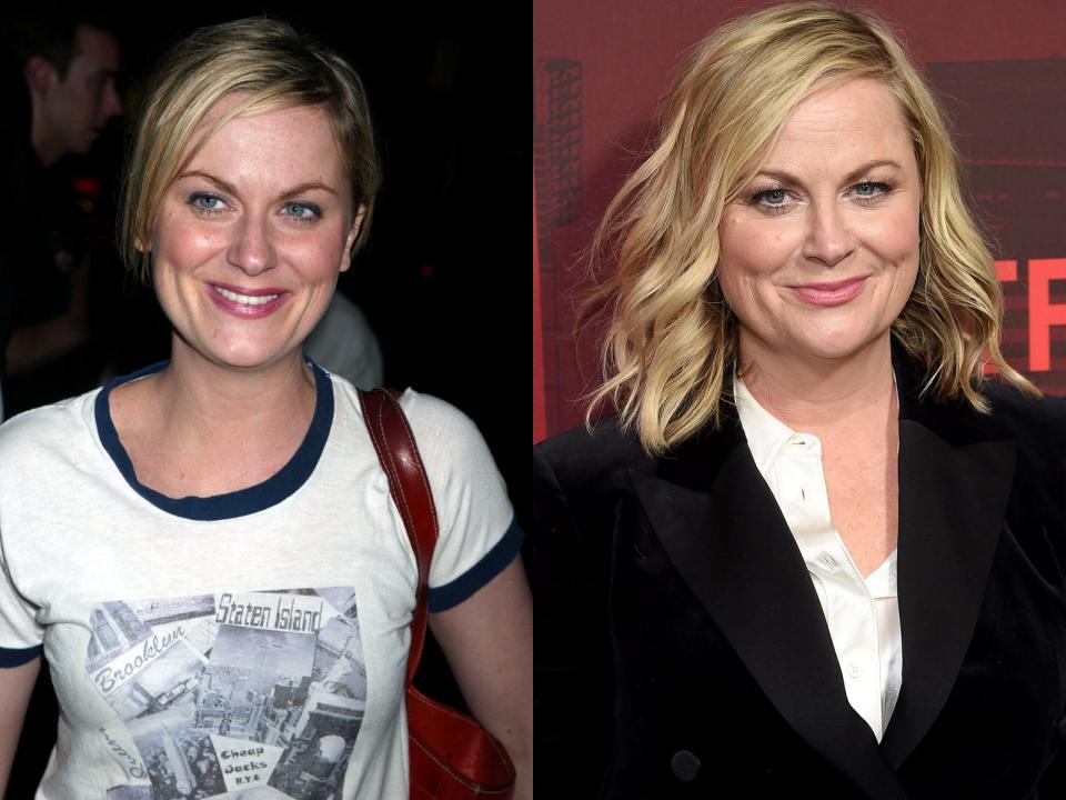 amy poehler then and now