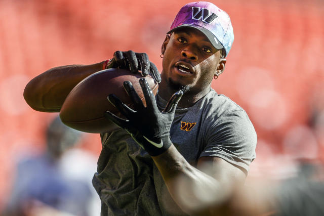 Baltimore Ravens linebacker Tavius Robinson (95) runs during an NFL  preseason football game against the Washington Commanders, Monday, August  21, 2023 in Landover. (AP Photo/Daniel Kucin Jr Stock Photo - Alamy