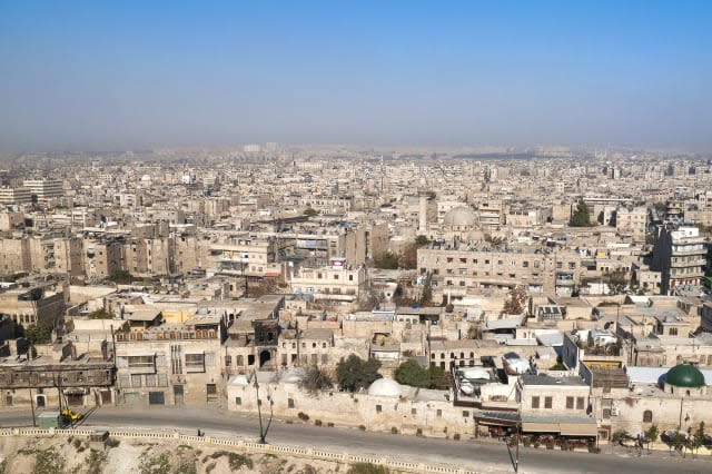 view of aleppo city from the...
