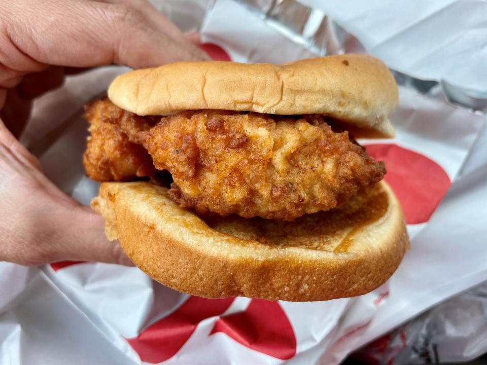 Chick-fil-A fanatics can "Eat Mor Chikin" come Thursday as the popular fast food chain opens its newest spot in Towne Square in Edison.