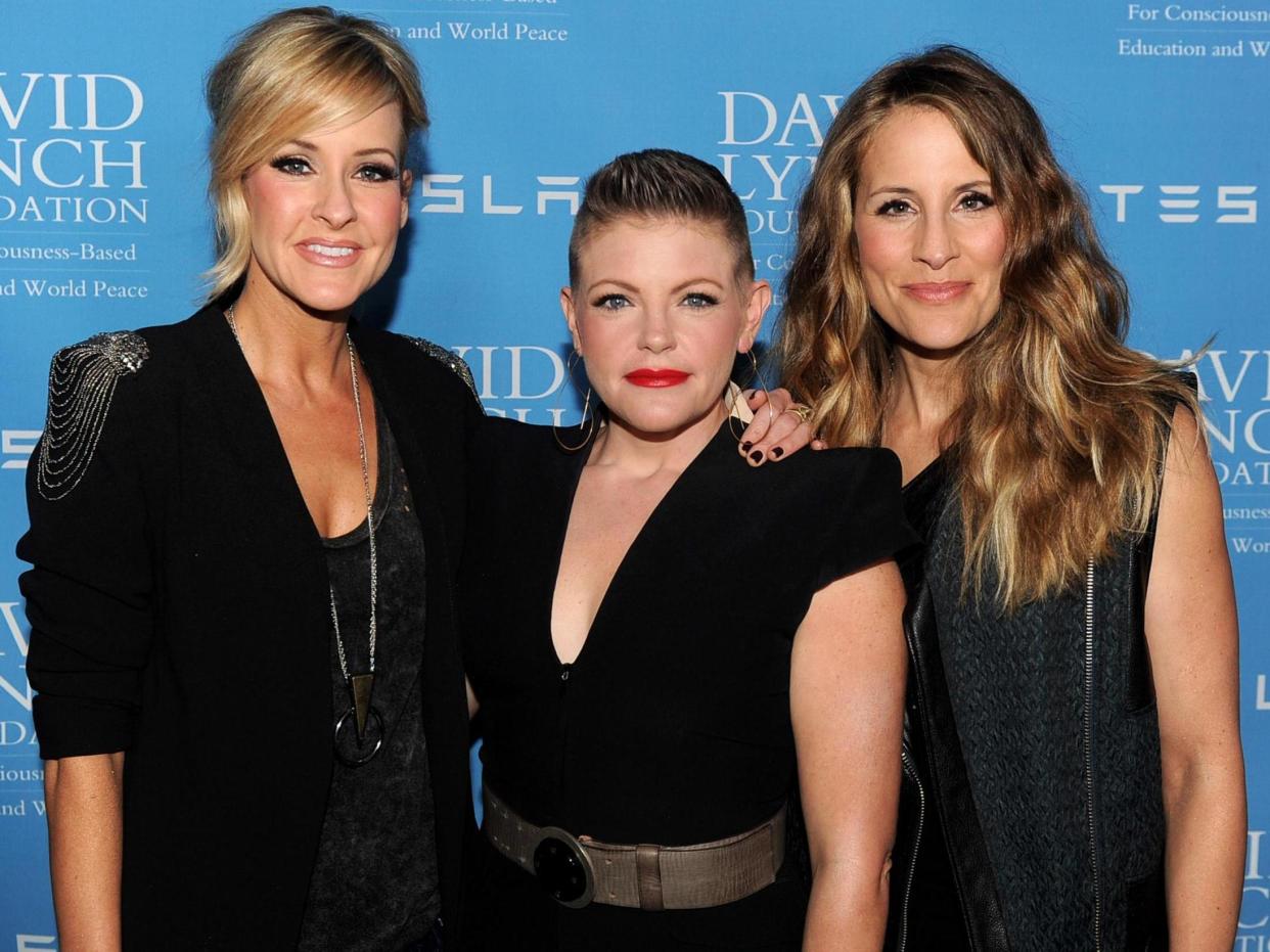 Martie Maguire, Natalie Maines and Emily Robison of The Chicks on 27 February 2014 in Beverly Hills, California: Kevin Winter/Getty Images