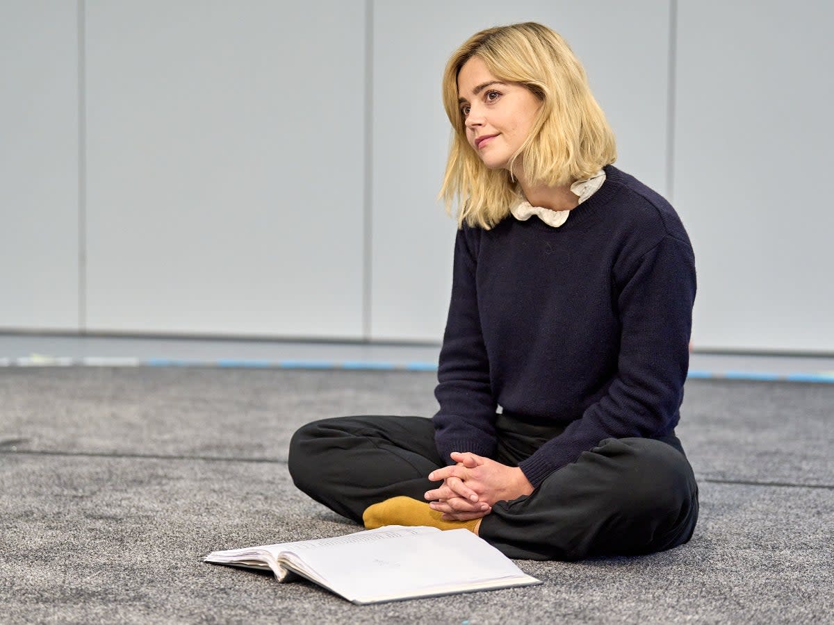 Jenna Coleman (Bernadette) in rehearsal for Lemons Lemons Lemons Lemons Lemons  (Manuel Harlan)