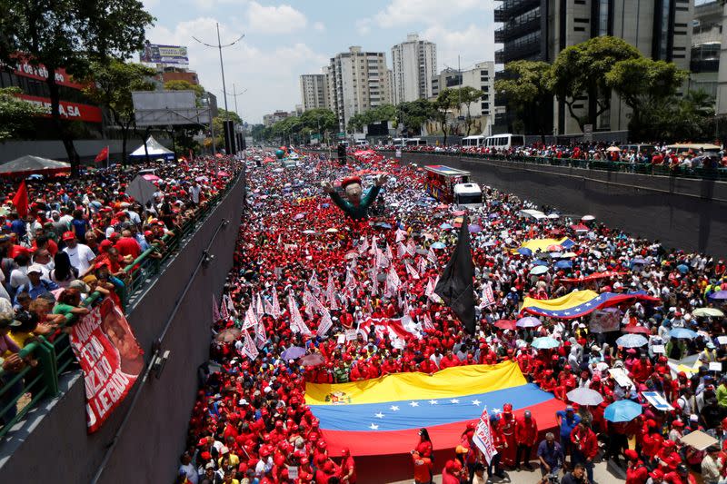 May Day celebrations in Caracas