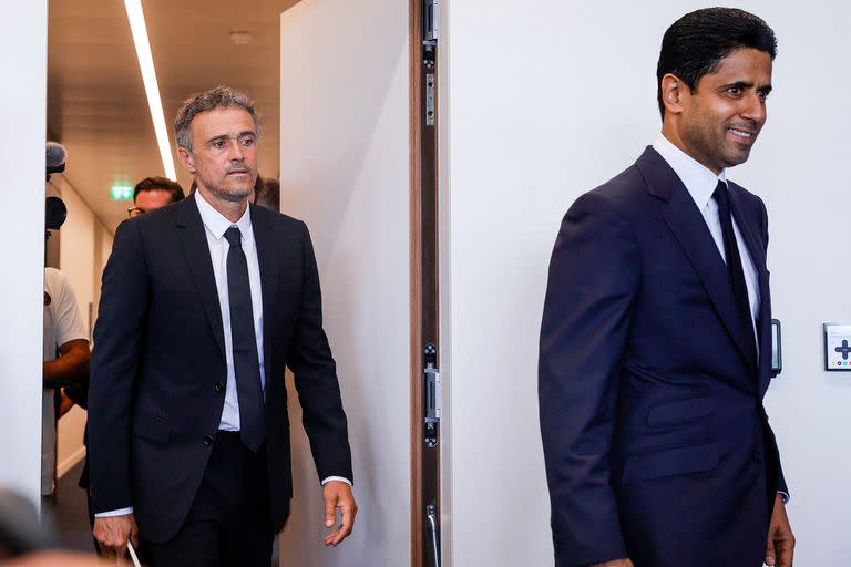 Nasser al-Khelaifi generó una gran ola de cambios en PSG para esta temporada y eso incluyó la contratación de Luis Enrique como DT.