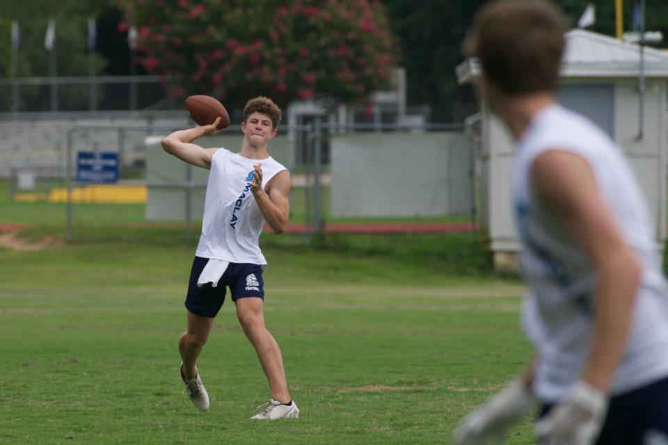 Maclay hosted Aucilla Christian in a 7v7 football game on June 28, 2022, at Maclay School.