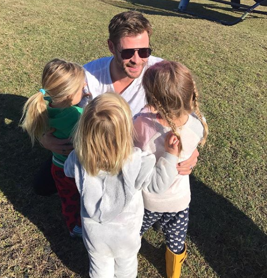 The actress and Chris Hemsworth share three children – India 6, and four-year-old twins Sasha and Tristan. Photo: Instagram/Elsa Pataky