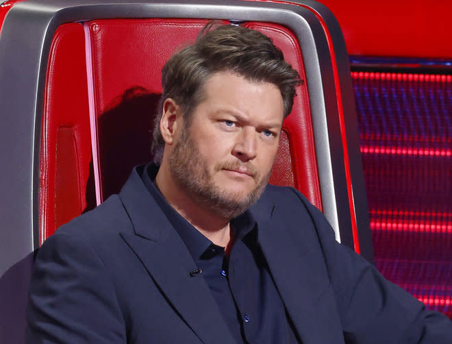 With only three weeks left in his mostly pretaped final 'The Voice' season, Blake Shelton's senioritis is clearly kicking in. (Photo: Trae Patton/NBC)