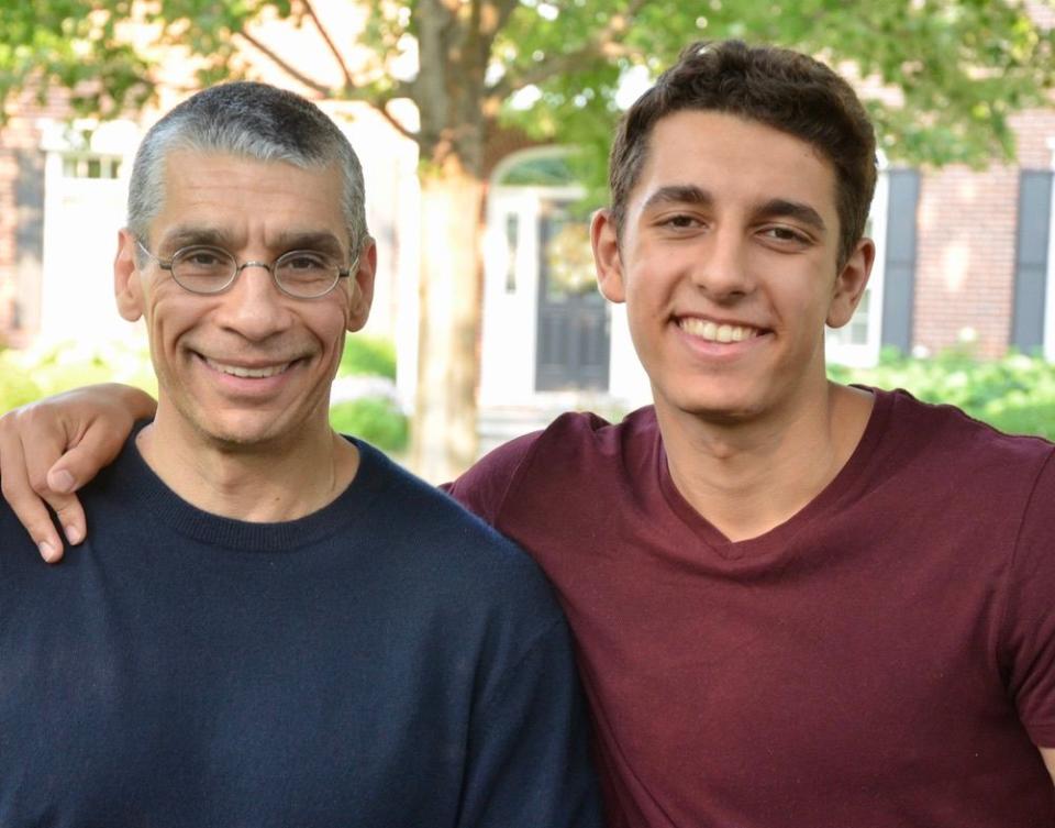 Aidan ElDifrawi, who co-hosts the Hold Me Back podcast with his dad, Ash, says he tells peers to make sure they're sure a protest goes along with their belief system before they look into attending. (Photo: Aidan ElDifrawi)