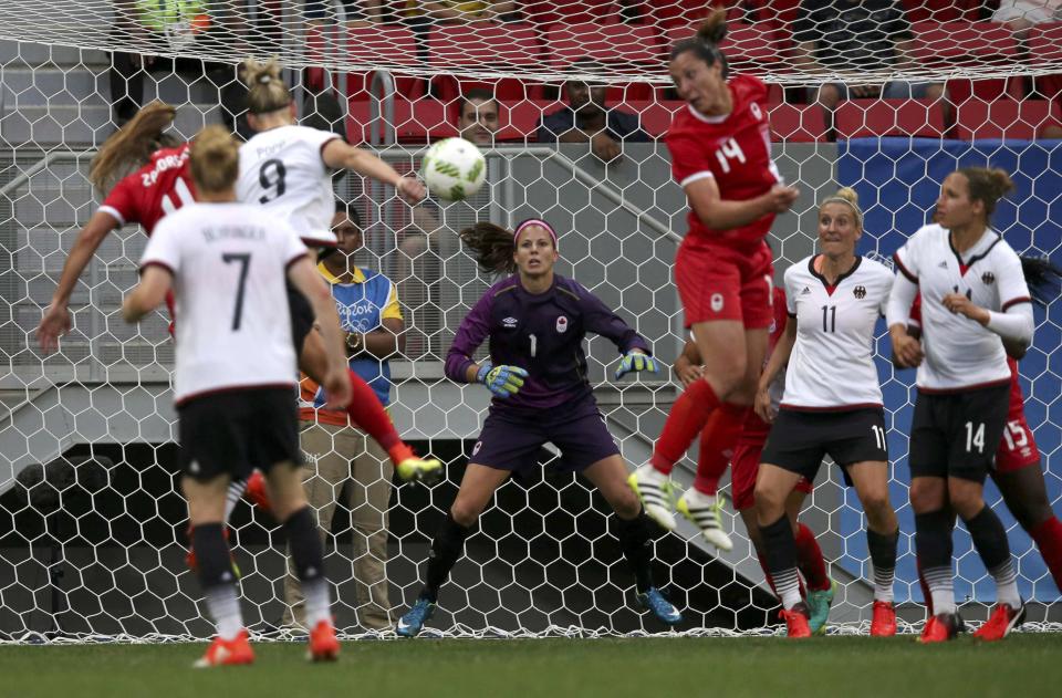 Football - Women's First Round - Group F Germany v Canada