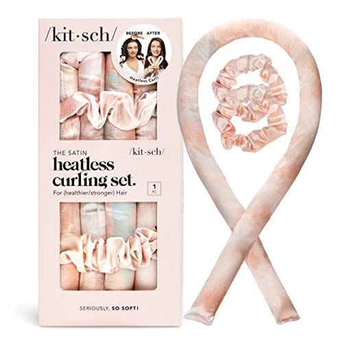 7) Kitsch Satin Heatless Curling Set