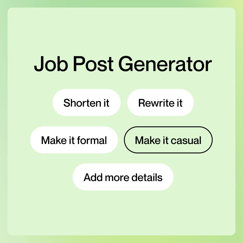 Uma also improves existing innovations and experiences including Job Post Generator designed to help clients find and hire freelancers more seamlessly.