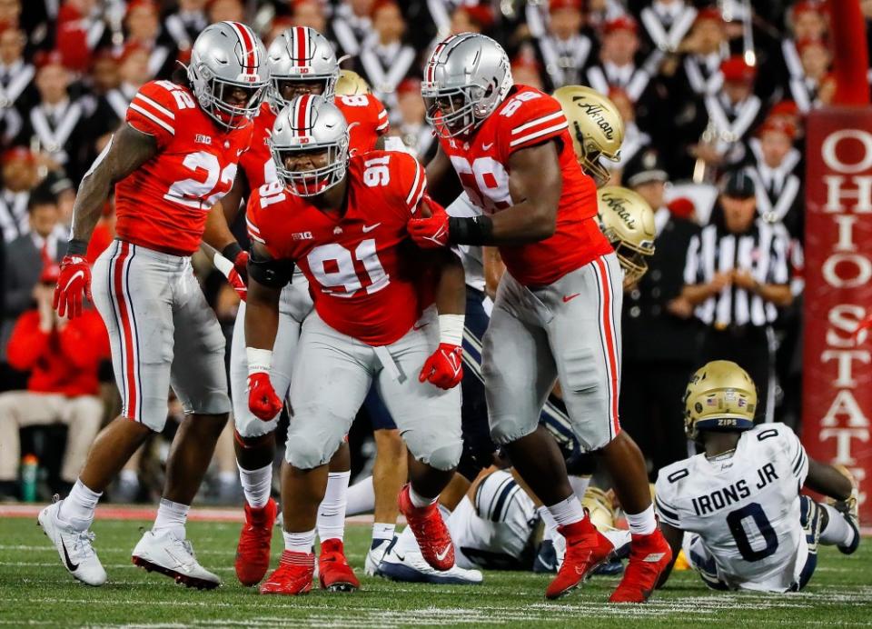 Updated Ohio State football ESPN remaining game-by-game predictions