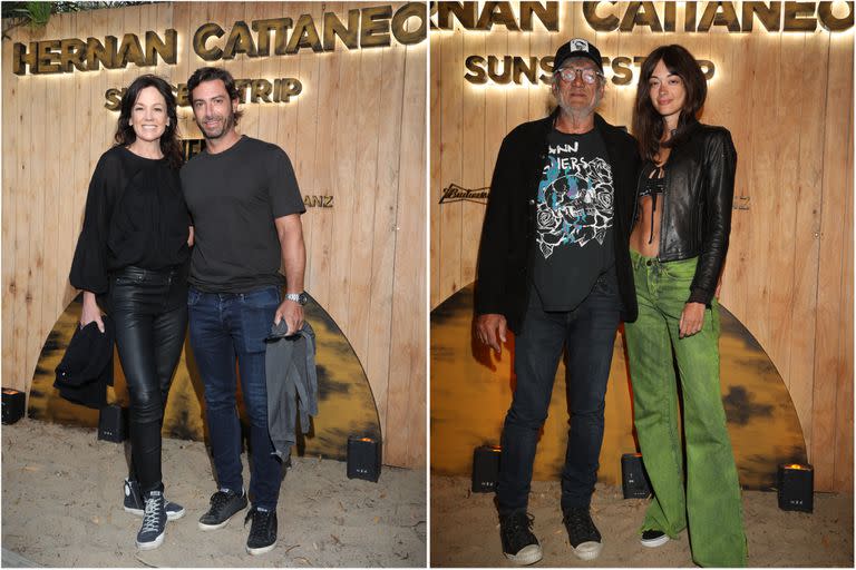 Carolina Stanley y Federico Salvai estuvieron presentes en el show de Hernán Cattaneo 
