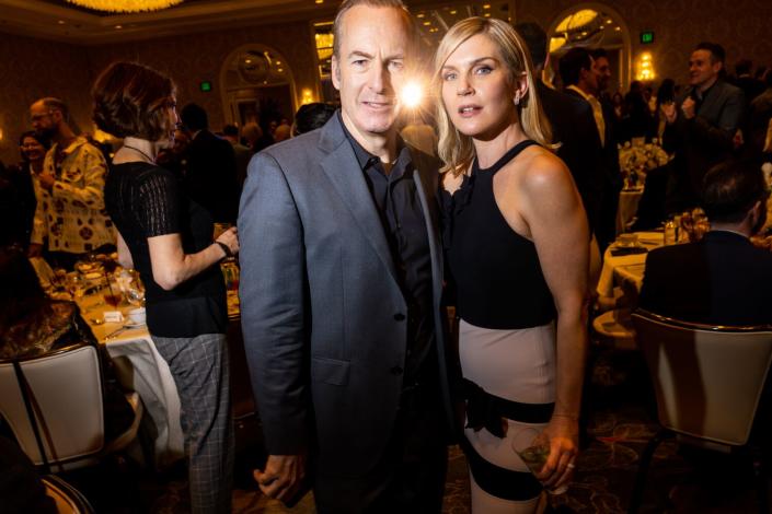 Bob Odenkirk and Rhea Seehorn of AMC's &quot;Better Call Saul.&quot;