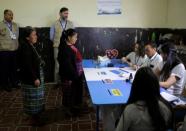 First round of presidential election in Guatemala