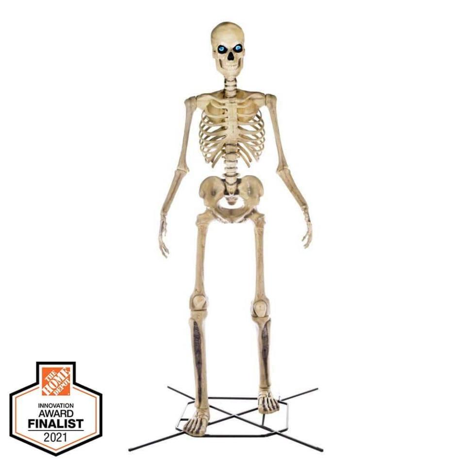 <p><a href="https://go.redirectingat.com?id=74968X1596630&url=https%3A%2F%2Fwww.homedepot.com%2Fp%2FHome-Accents-Holiday-12-ft-Giant-Sized-Skeleton-with-LifeEyes-TM-LCD-Eyes-21SV22082%2F312513260&sref=https%3A%2F%2Fwww.bestproducts.com%2Flifestyle%2Fa44535824%2F12-foot-skeleton-home-depot-july-2023%2F" rel="nofollow noopener" target="_blank" data-ylk="slk:Shop Now;elm:context_link;itc:0" class="link ">Shop Now</a></p><p>12-Foot Giant-Sized Skeleton With LifeEyes</p><p>$299.00</p><p>homedepot.com</p>