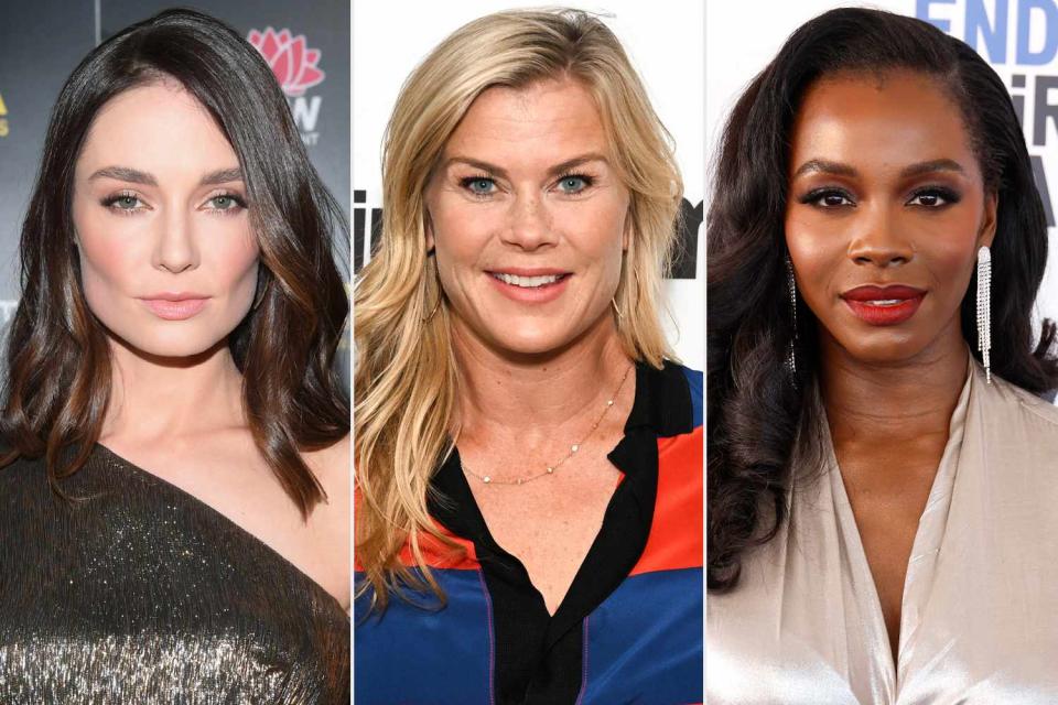 <p>Emma McIntyre/Getty; Slaven Vlasic/Getty; Frazer Harrison/Getty</p>  Mallory Jansen, Alison Sweeney, and Deborah Ayorinde