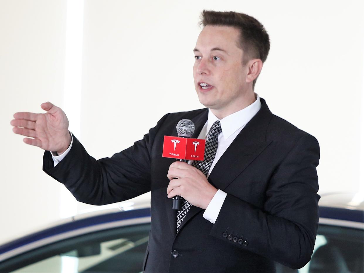 Tesla boss Elon Musk said he plans to once again accept bitcoin payments once ‘due diligence’ is done (VCG via Getty Images)