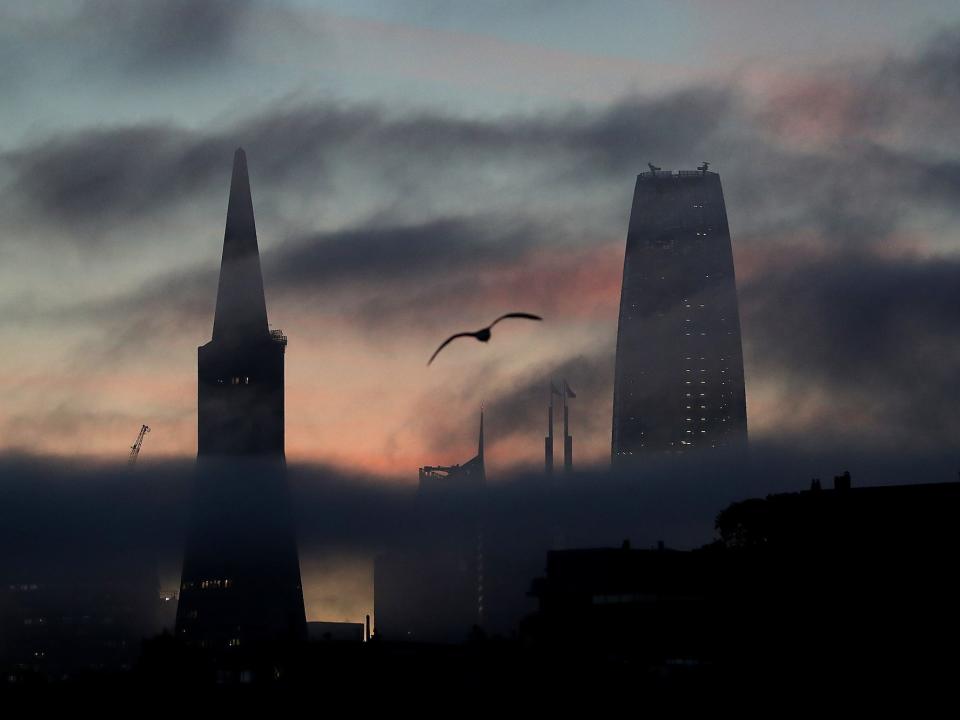 salesforce tower transamerica pyramid