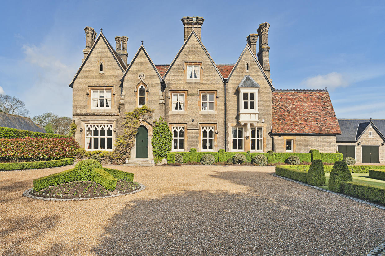 Front Elevation of English Country Home