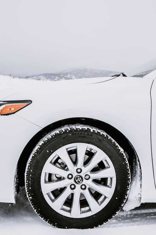 Keeping your winter tires on rims can make seasonal swapping a DIY task.<p>Bridgestone</p>