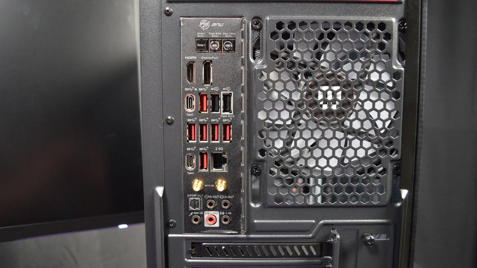 A Maingear MG-1 AMD Advantage gaming PC on a desk