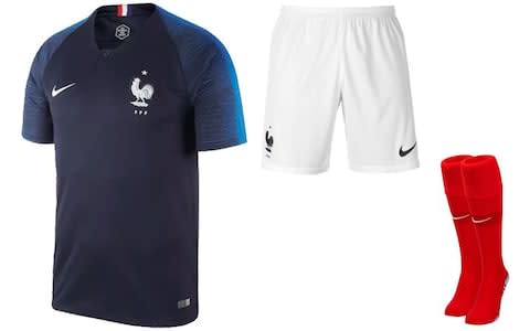 France 2018 World Cup home kit - Credit: Nike