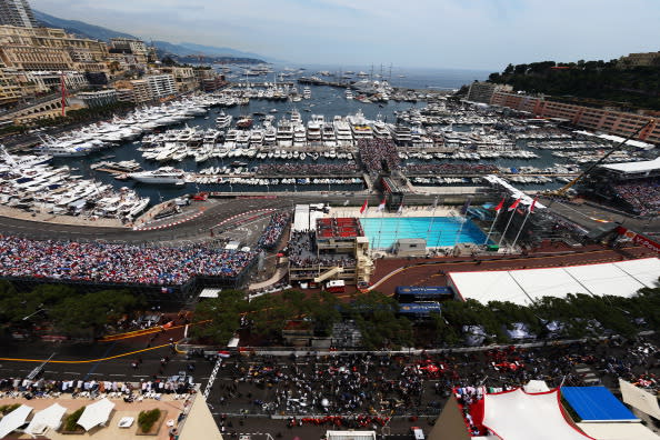 General view of the grid before the start of the Monaco Formula One Grand Prix at the Circuit de Monaco on May 27, 2012 in Monte Carlo, Monaco. (Photo by Paul Gilham/Getty Images)