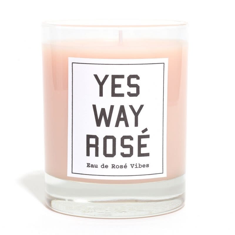 Yes Way Rosé has released a rose-inspired candle. Made in partnership with Brooklyn fragrance company Joya, the candle's scent is a delicate blend of blonde wood, rose petals, and spice—not an exact represent of what you might find in your wine glass, but that's precisely the point.