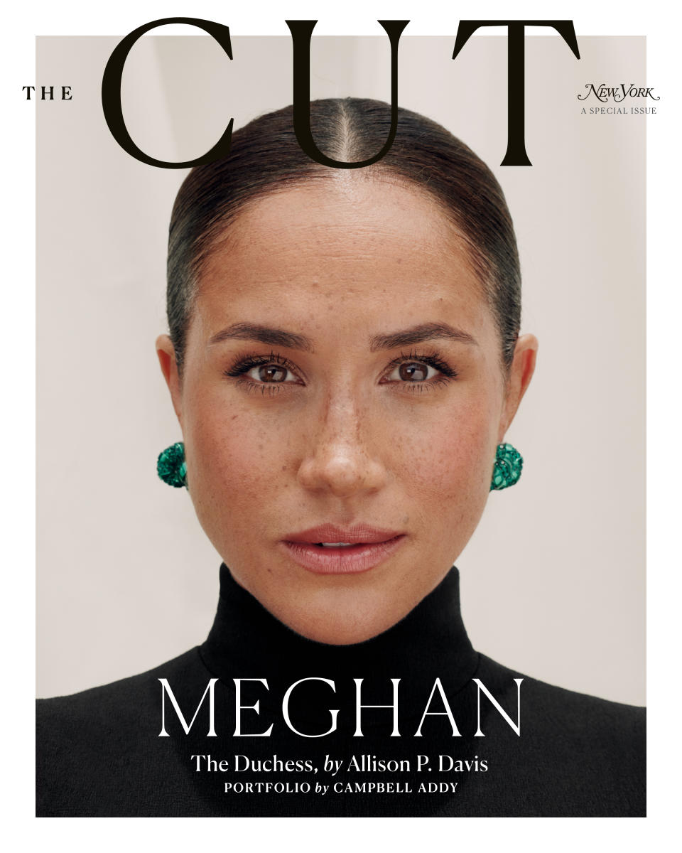 Meghan Markle appears on the latest issue of The Cut. (Campbell Addy for The Cut)