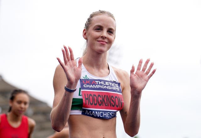 Keely Hodgkinson will be looking to add to her medal haul in Paris (Martin Rickett/PA)