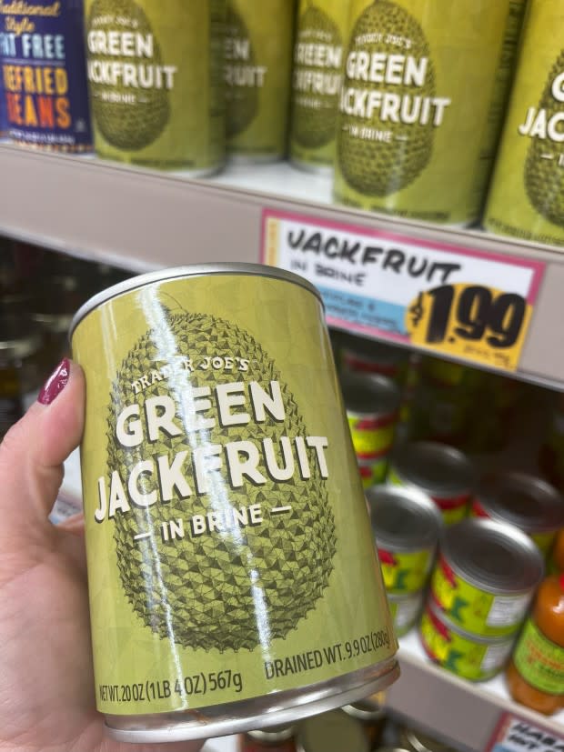 Can of Jackfruit at Trader Joe's<p>Courtesy of Jessica Wrubel</p>