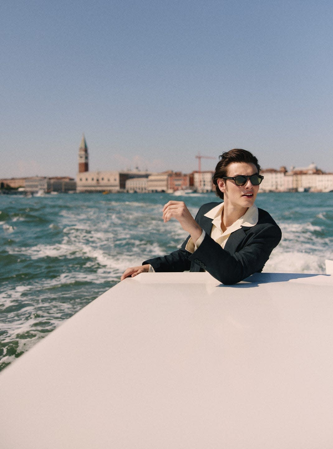 louis partridge at venice film festival