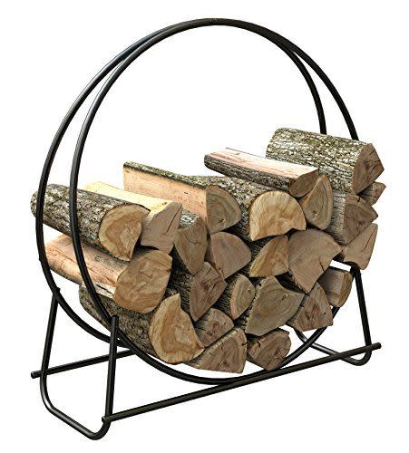 7) Panacea 40-Inch Tubular Steel Log Hoop