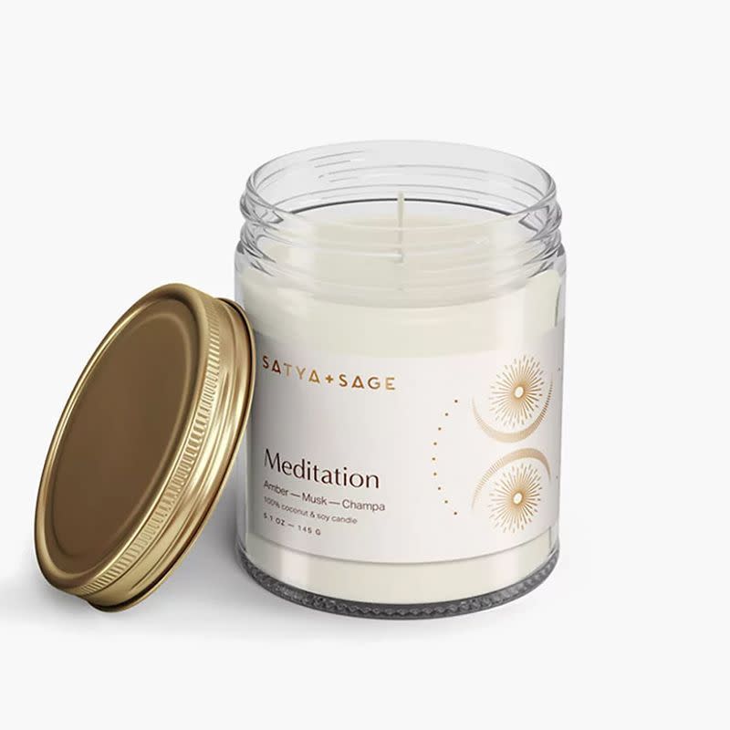 32) Satya + Sage 5-Ounce Meditation Candle