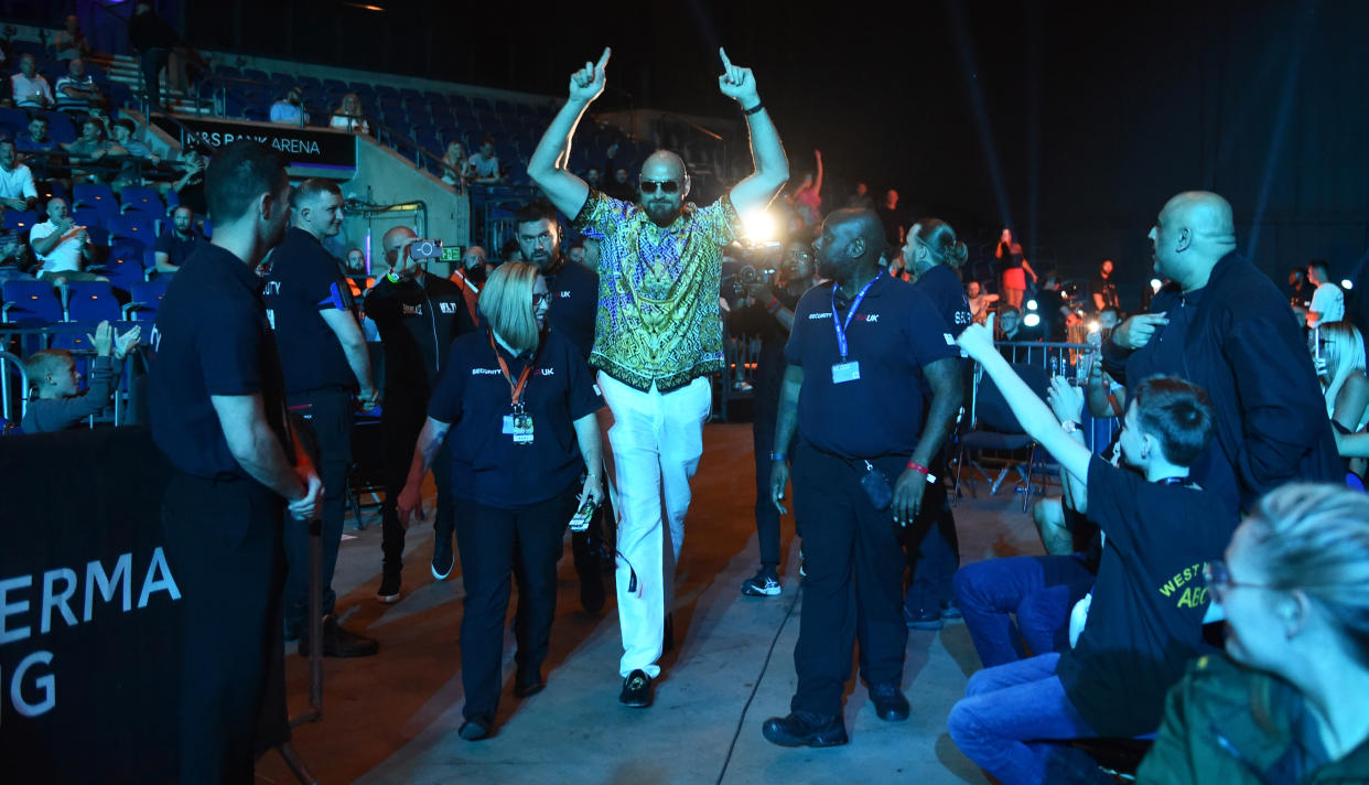 RIP Tyson Fury's retirement: Aug. 9-Aug. 12. (Photo by Nathan Stirk/Getty Images)