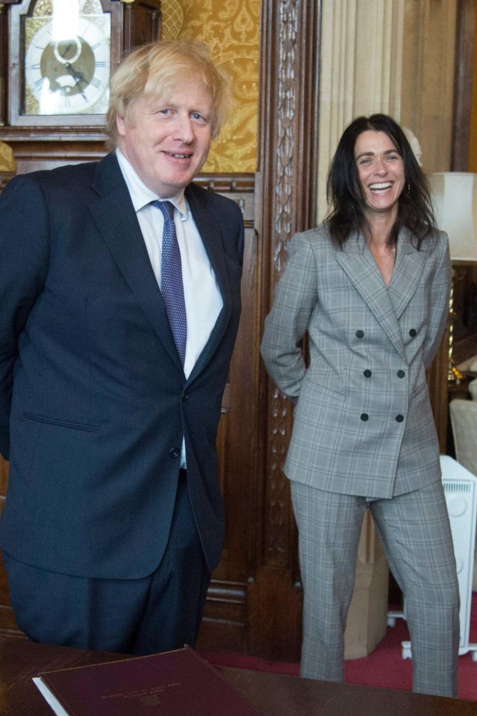 New start: the Prime Minister meets Evening Standard Editor Emily Sheffield. He says he will “continue to put our arms around people” during this crisis (Jeremy Selwyn)