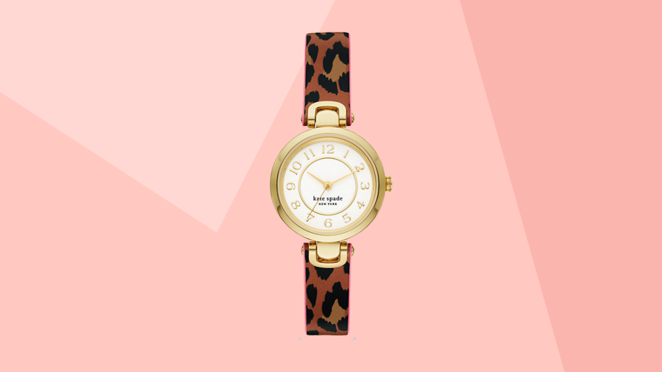 Pick up trendy accessories, including this chic watch, for an extra 40% off right now at Kate Spade.