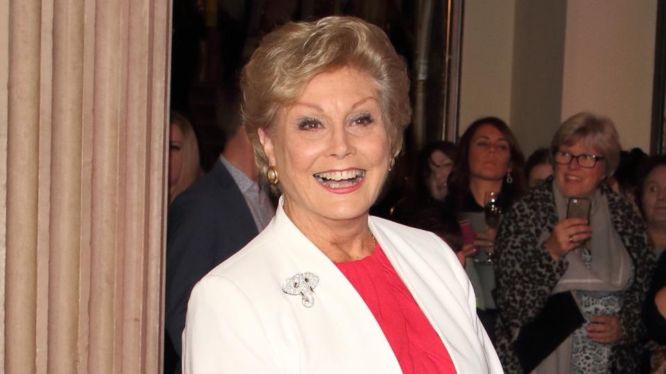 Angela Rippon on the red carpet (Keith Mayhew / SOPA Images/Sipa USA)