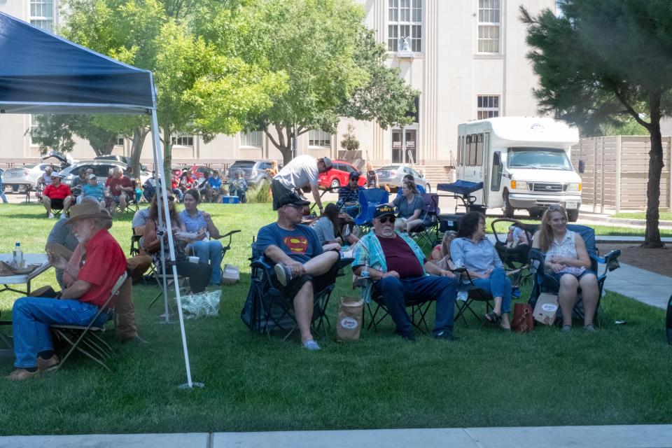 Over 400 people gathered around the Potter County Courthouse to enjoy last year's High Noon on the Square event in downtown Amarillo