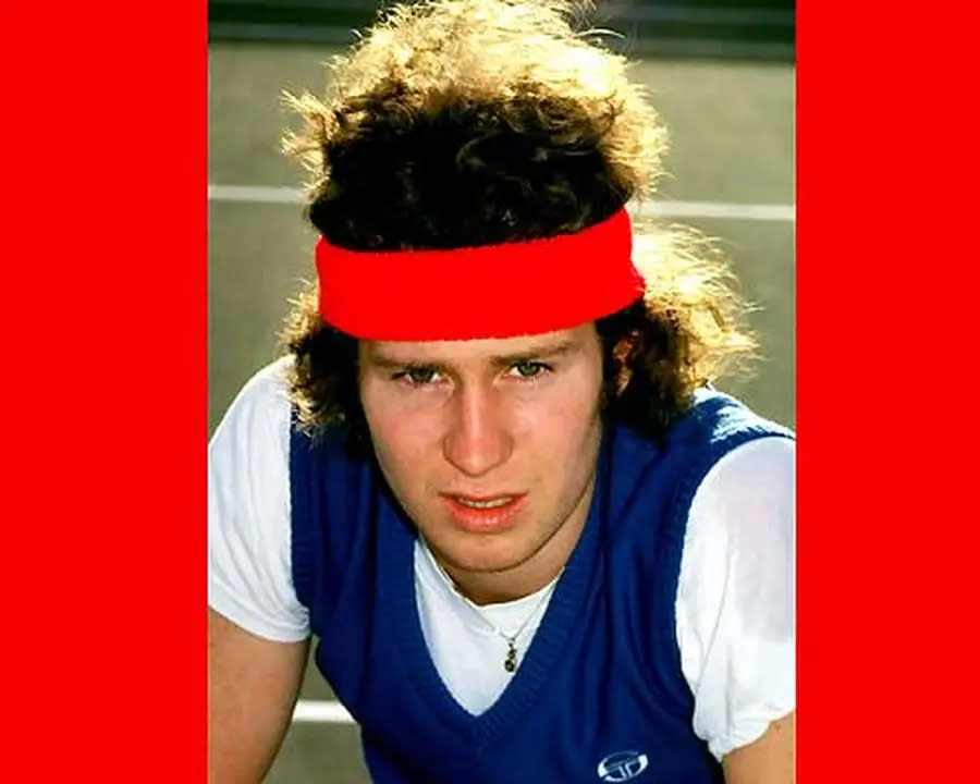 Nicht nur optisch gehörte John McEnroe eher zur "wilderen Sorte"