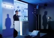Nissan Motor Co CEO Makoto Uchida speaks during a news conference at its headquarters in Yokohama