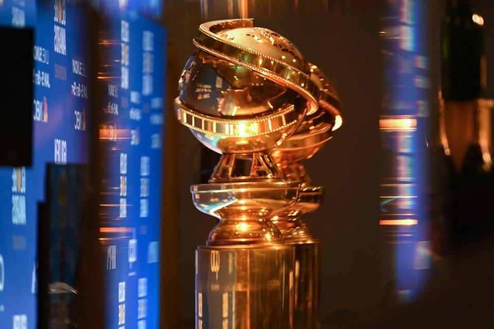 Golden Globe trophies