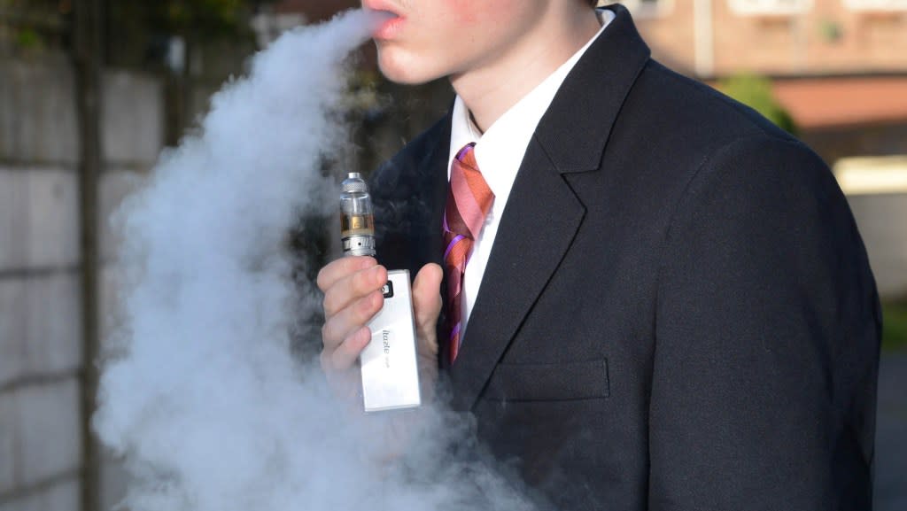 Child vaping hospitalizations have heavily increased over the past four years. SWNS